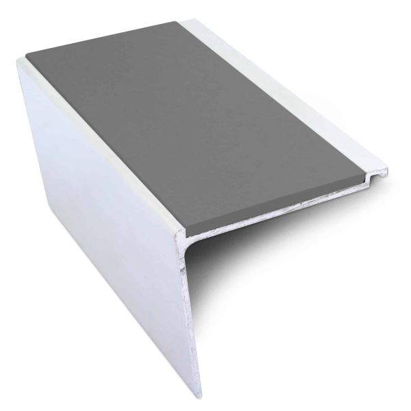 Non Slip Commercial Stair Nosing 60mm x 55mm PVC Insert Stair Nosing Edge Protection