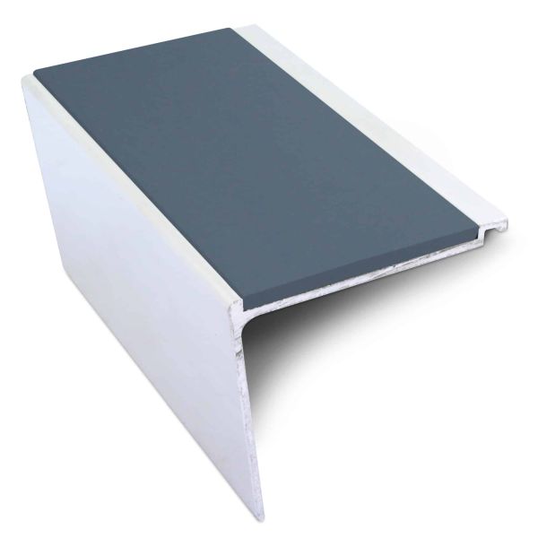 Commercial Stair Nosing 60mm x 55mm Non Slip PVC Insert Stair Nosing Edge Protection