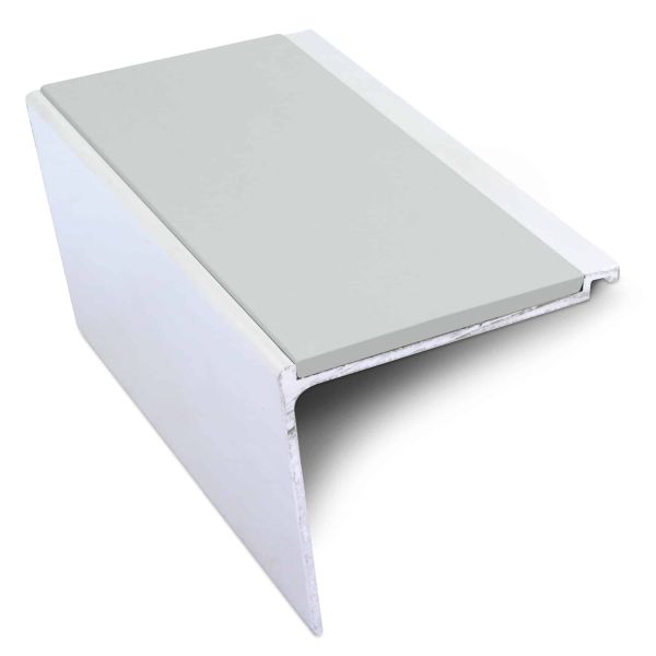 Non Slip Commercial Stair Nosing 60mm x 55mm PVC Insert Stair Nosing Edge Protection