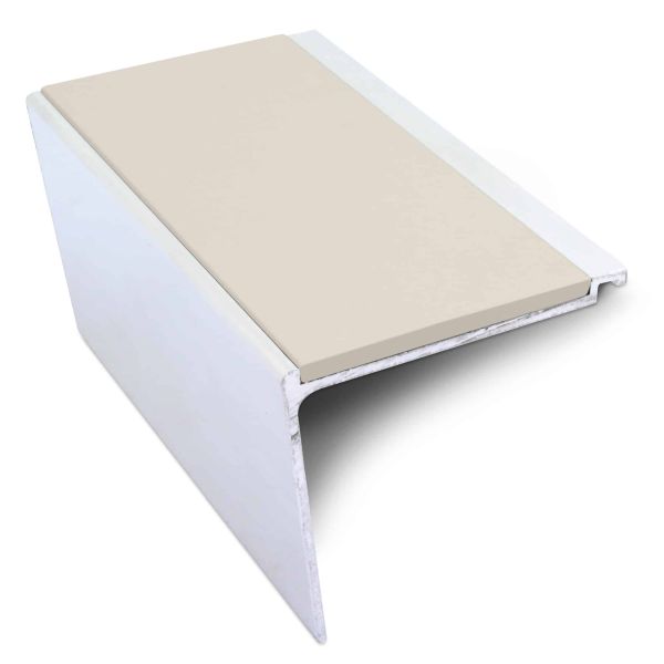 Non Slip Commercial Stair Nosing 60mm x 55mm PVC Insert Stair Nosing Edge Protection