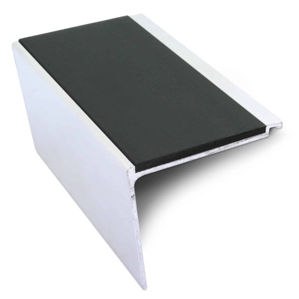 Non Slip Commercial Stair Nosing 60mm x 55mm PVC Insert Stair Nosing Edge Protection