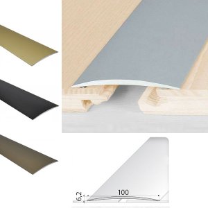 Aluminium Self Adhesive Door Threshold Floor Trim for  wooden, laminate, vinyl, Tiled Floors