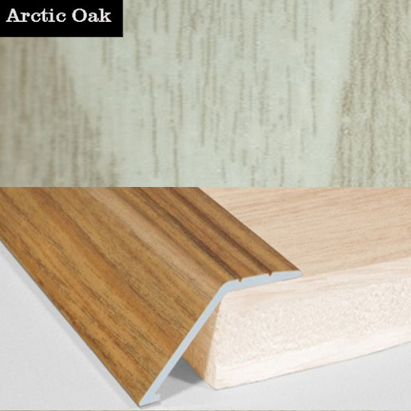 Aluminium Wood Effect Door Floor Trim Carpet Threshold Ramp