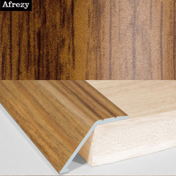 Aluminium Wood Effect Door Floor Trim Carpet Threshold Ramp