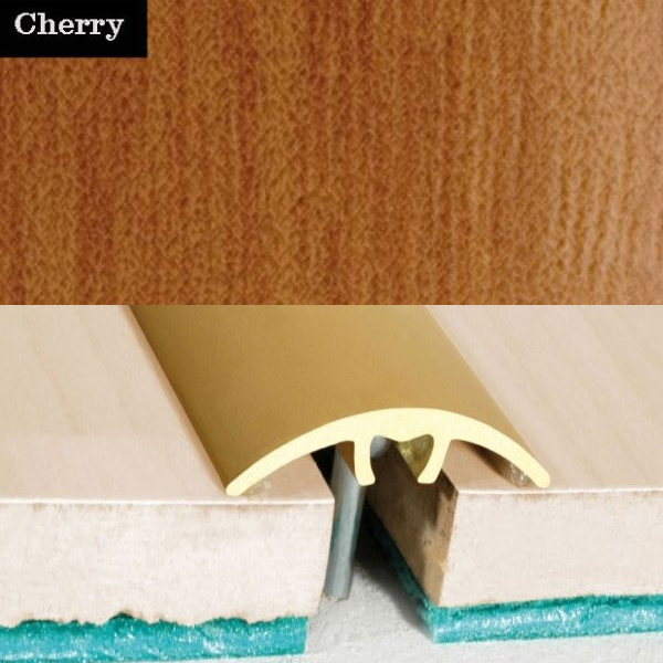 Aluminium Wood Effect Door Threshold for Connecting Wooden, Laminate, Carpet, Vinly Floors