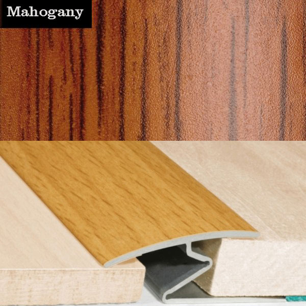 Aluminium Wood Effect Door Thresholds For Vinyl, Carpet, Laminate, Wooden Floors