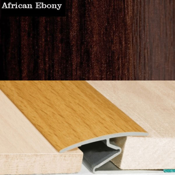 Aluminium Wood Effect Door Thresholds For Vinyl, Carpet, Laminate, Wooden Floors