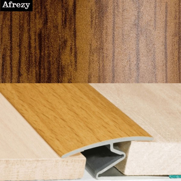 Aluminium Wood Effect Door Thresholds For Vinyl, Carpet, Laminate, Wooden Floors