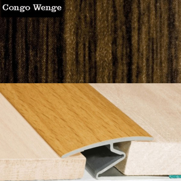 Aluminium Wood Effect Door Thresholds For Vinyl, Carpet, Laminate, Wooden Floors