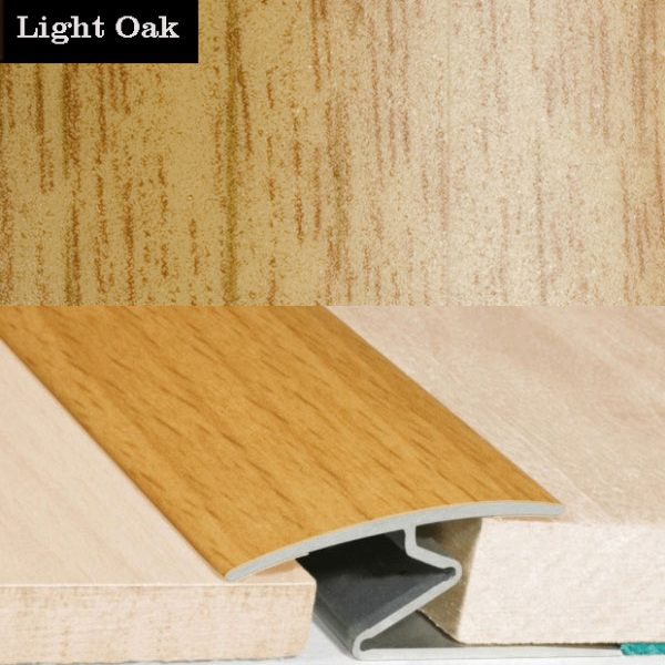 Aluminium Wood Effect Door Thresholds For Vinyl, Carpet, Laminate, Wooden Floors