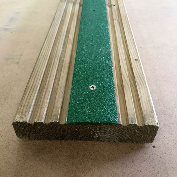 Anti Slip GRP Decking Strips for Slippery Decking with Free Drilling & Screws