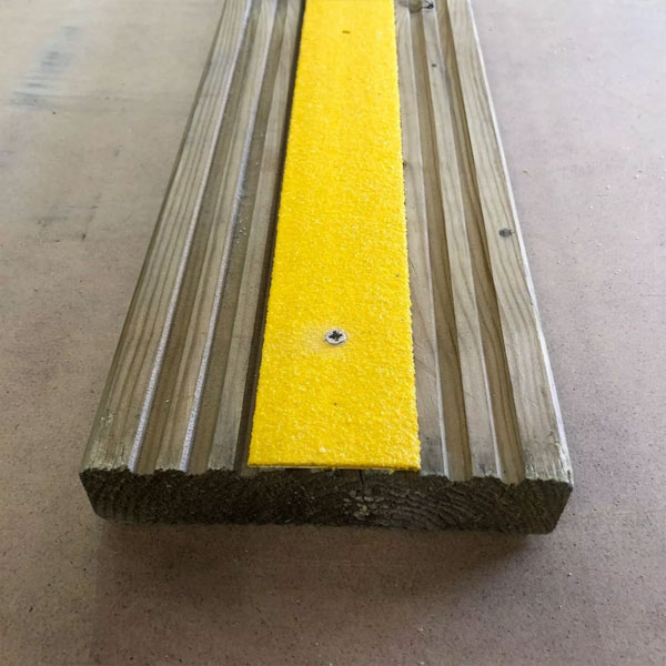 Anti Slip GRP Decking Strips for Slippery Decking with Free Drilling & Screws