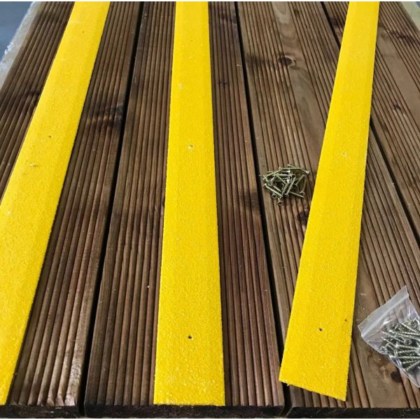 Heavy Duty Anti Slip GRP Decking Strips 50mm Width 