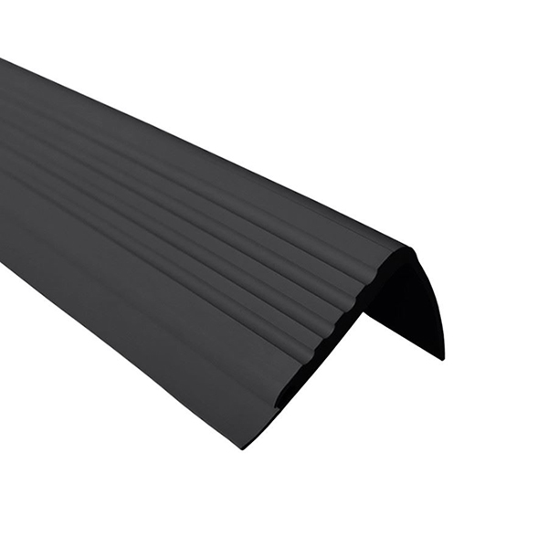 Anti-Slip Bullnose Stair Nosing Rubber Angle Step Edge PVC