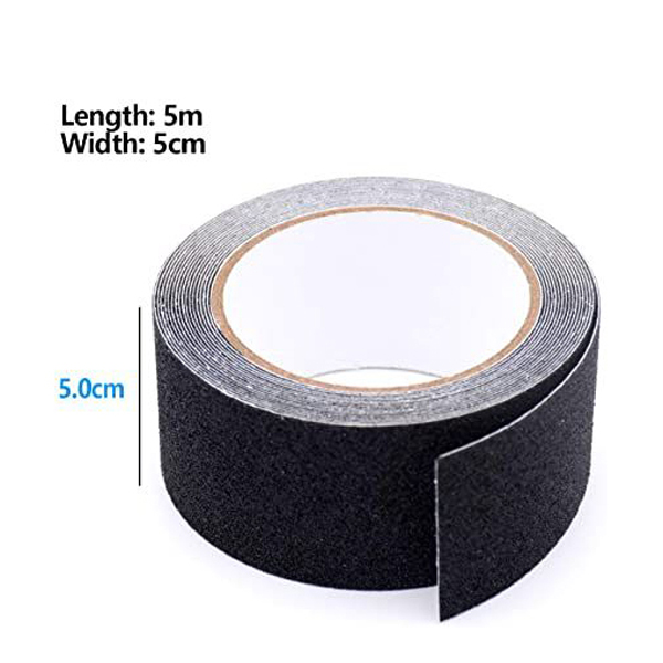 High Traction Grit Non Slip Pad Strong Grip Abrasive Tape Black 