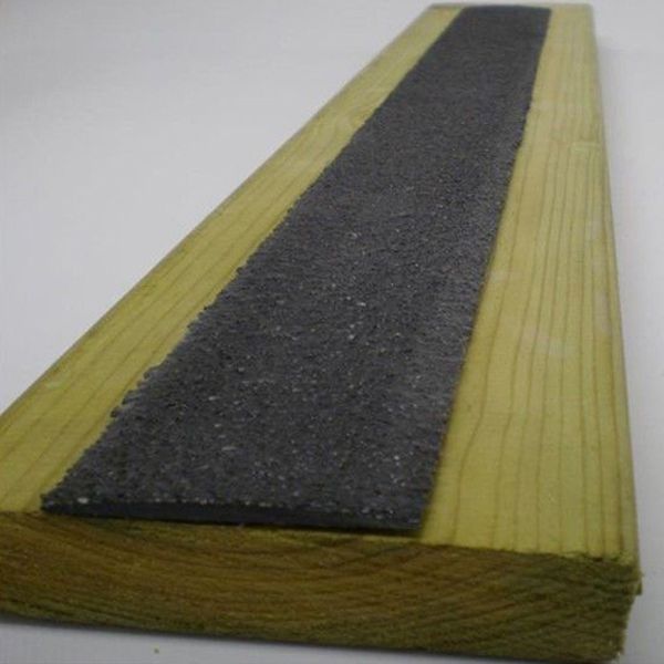 Black Anti Slip Heavy Duty GRP Decking Strips 50mm Width 