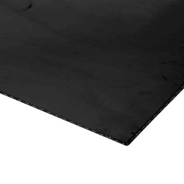 Black Neoprene Diaphragm Single PLY Nylon Insertion Rubber Sheet 1.5m Wide