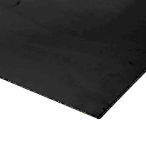 Black Neoprene Diaphragm Single PLY Nylon Insertion Rubber Sheet 1.5m Wide