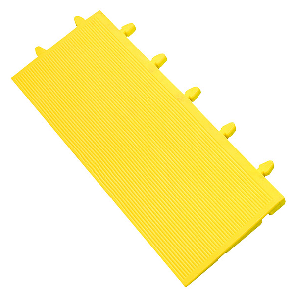 Black/Yellow Interlocking Anti Slip Floor Tiles