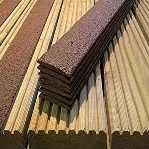 Brown Anti Slip Heavy Duty GRP Decking Strips 50mm Width 