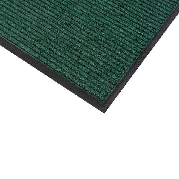 Non-Slip Unique Double Rib Ridged Designed Rubber Backing Door Mat