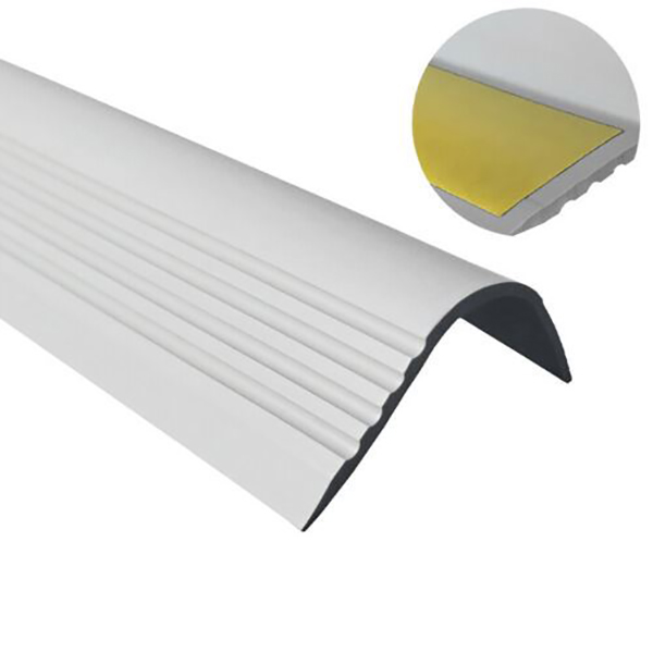 Bullnose Non Slip Stair Nosing PVC Rubber Angle Step Edge