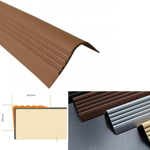 Self Adhesive Bullnose Stair Nosing Rubber Angle Step Edge Trim