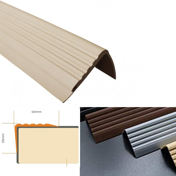 Self Adhesive Bullnose Stair Nosing Rubber Angle Step Edge Trim