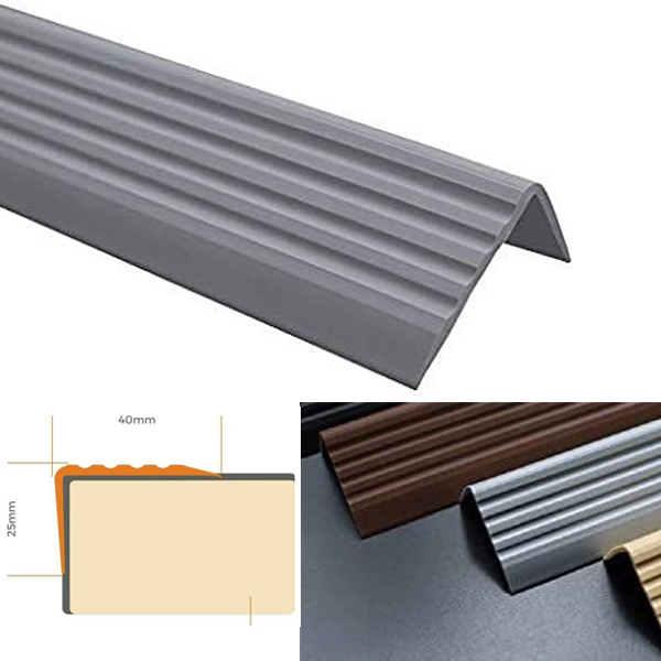 Self Adhesive Bullnose Stair Nosing Rubber Angle Step Edge Trim