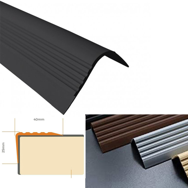 Self Adhesive Bullnose Stair Nosing Rubber Angle Step Edge Trim