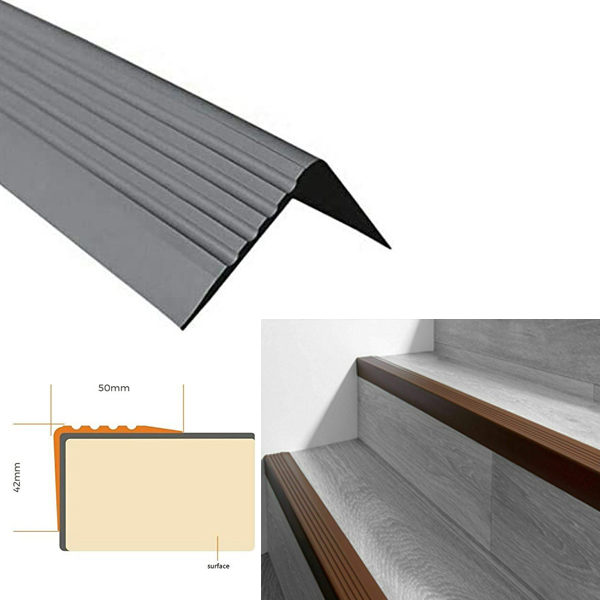 Bullnose Stair Nosing Non Slip Rubber Angle Step Edge