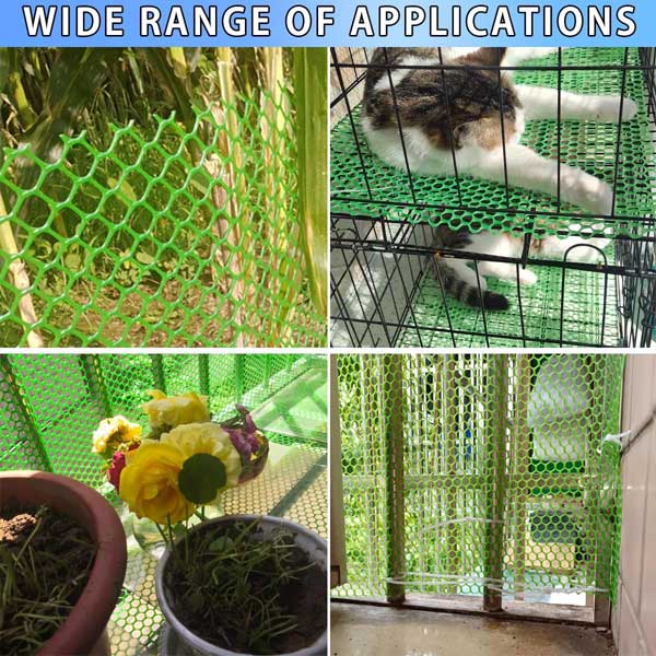 Chicken Wire Plastic Mesh Roll Fencing Poultry Breeding Netting