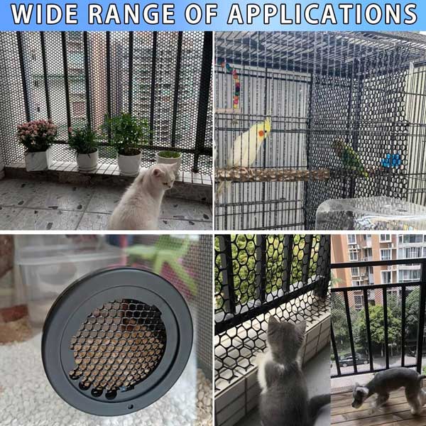 Chicken Wire Plastic Mesh Roll Fencing Poultry Breeding Netting