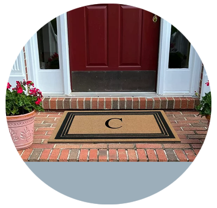 Durable coir mats for removing dust & moisture in UK doorways