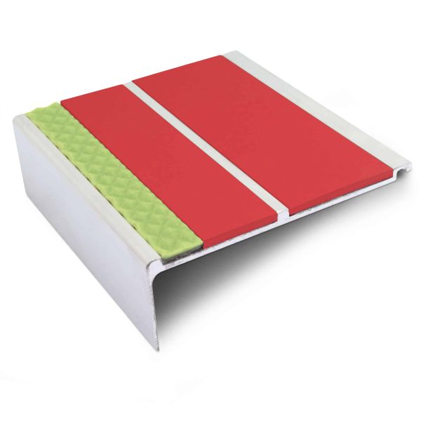 Commercial Stair Nosing 91mm x 32mm With PVC Insert step edge Protection