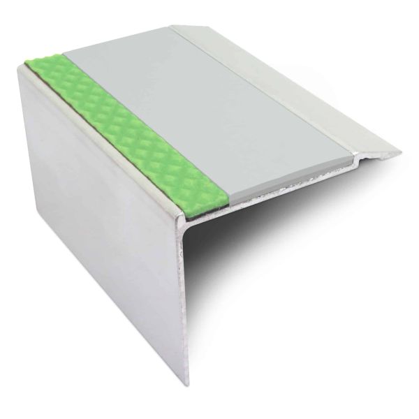 Commercial Stair Nosing 72mm x 55mm  DDA Compliant Non Slip With PVC Insert