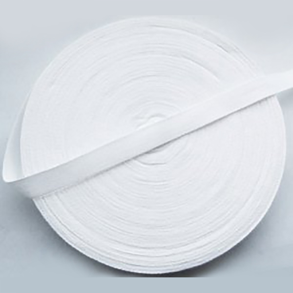 Cotton Tie Tape Pure White Bleached