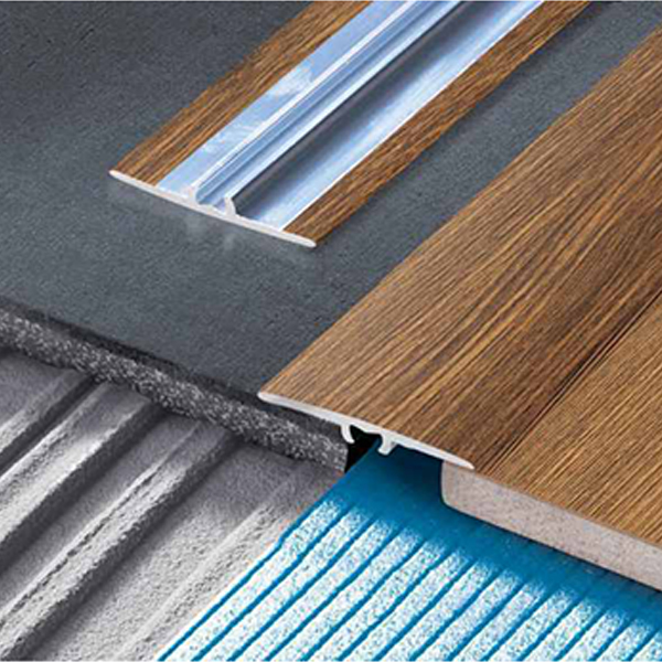 35mm Flat Aluminium Wood Effect Door Edging Bar Trim Threshold Laminate