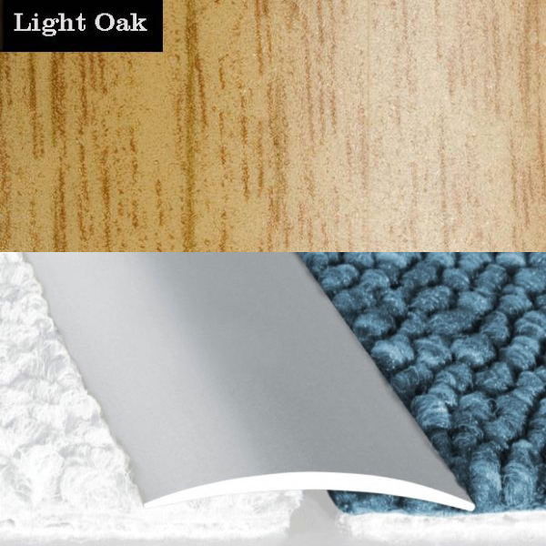 Flat Aluminium Wood Effect Self Adhesive Door Thresholds