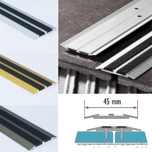 Flat Carpet Door Aluminium Threshold Floor Edging Bar Trim Strip