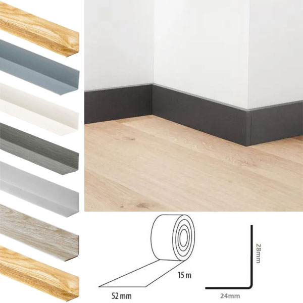 Flexible Skirting Board Self Adhesive Skirting Trim Flexible Skirting PVC Angle