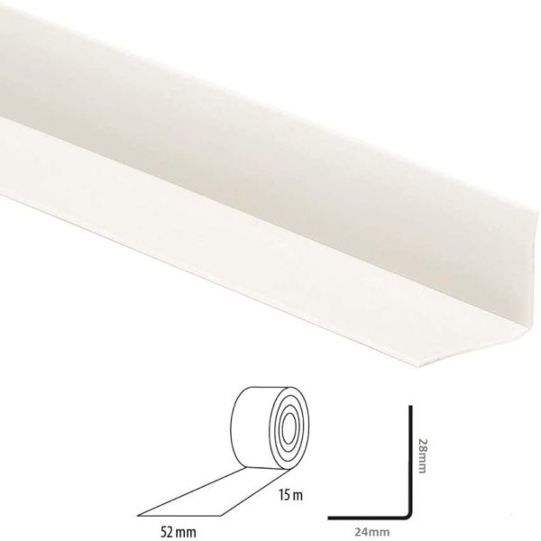 Flexible Skirting Board Self Adhesive Skirting Trim Flexible Skirting PVC Angle