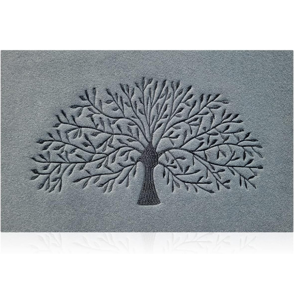 Non Slip Rubber Backing Tree of Life Welcome Mats - Entrance Decor For Outdoor