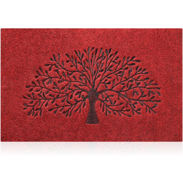 Non Slip Rubber Backing Tree of Life Welcome Mats - Entrance Decor For Outdoor