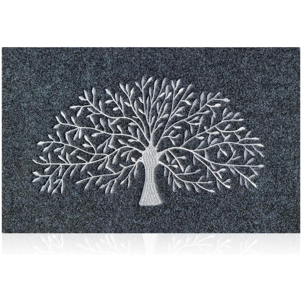 Non Slip Rubber Backing Tree of Life Welcome Mats - Entrance Decor For Outdoor