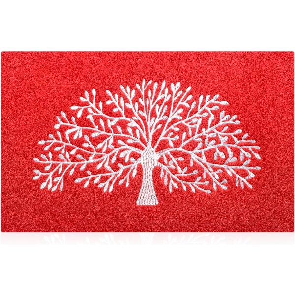 Non Slip Rubber Backing Tree of Life Welcome Mats - Entrance Decor For Outdoor