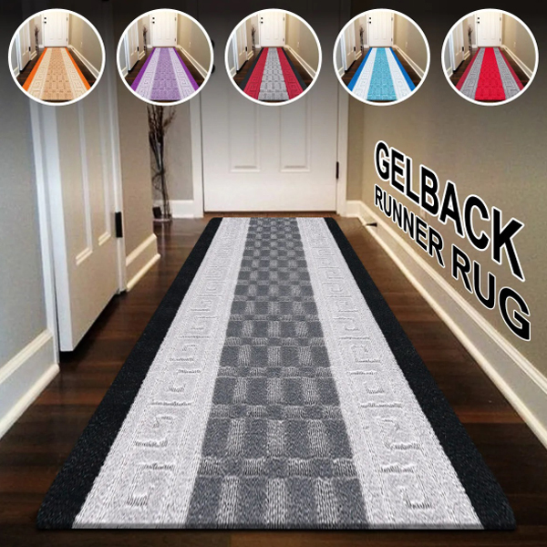 Non Slip Gel Back 58 Hallway Runner Rugs Washable Floor Carpet Kitchen Mats