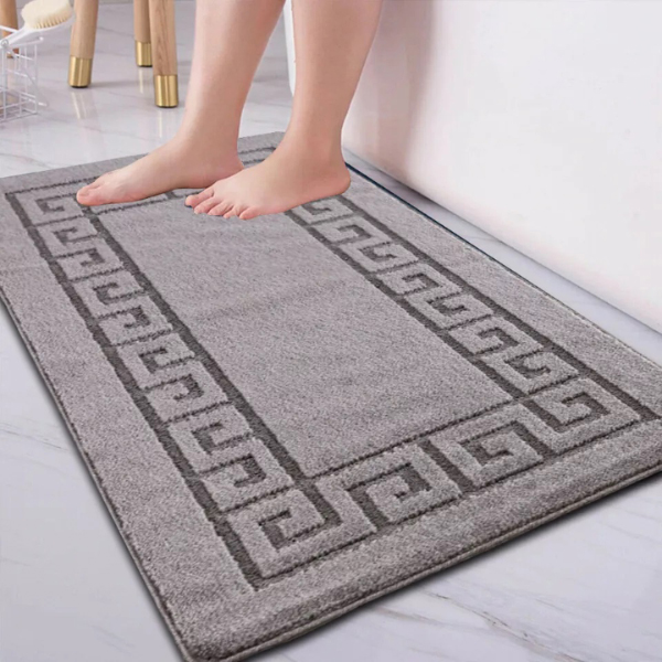 Non Slip Gel Back 59 Water Absorbent Pedestal Mats, Small & Large Bathroom Rug