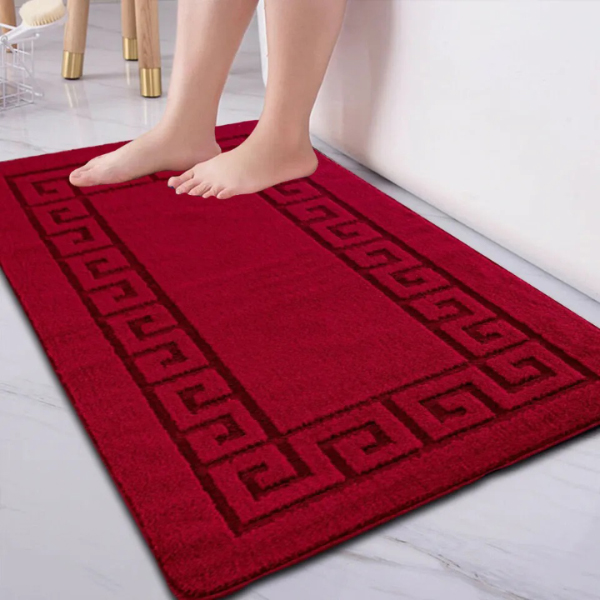 Non Slip Gel Back 59 Water Absorbent Pedestal Mats, Small & Large Bathroom Rug