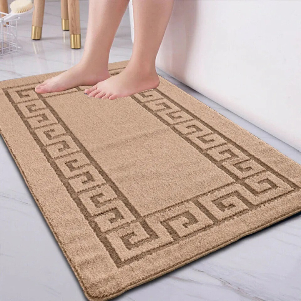 Non Slip Gel Back 59 Water Absorbent Pedestal Mats, Small & Large Bathroom Rug